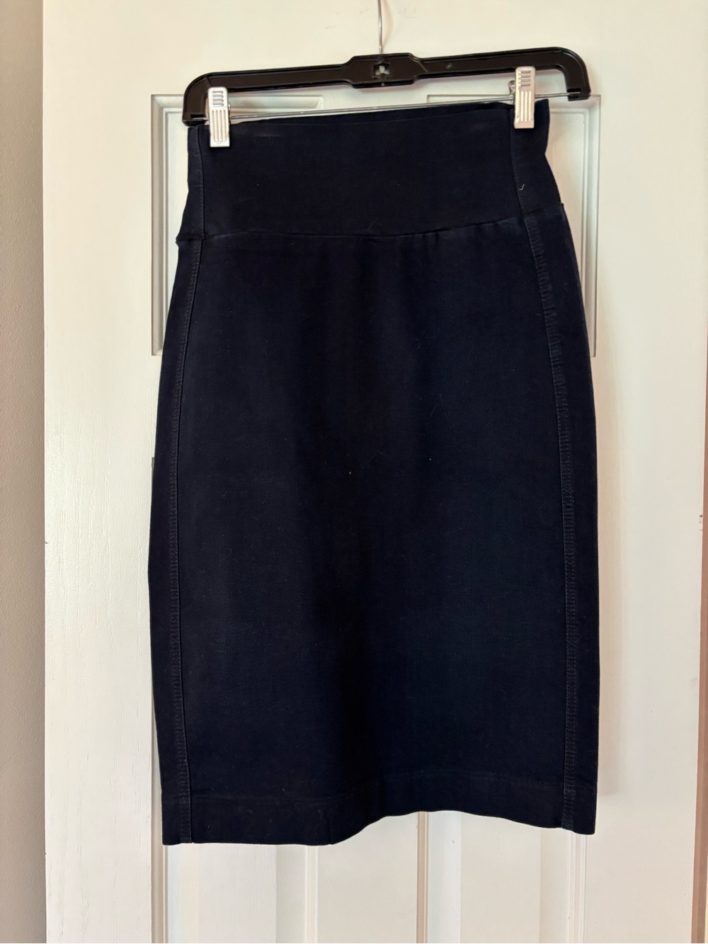 Level 99 Black High-Waist Pencil Skirt